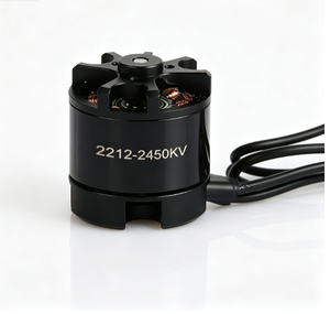 Motor sin Escobillas 2212 2450KV de Aleación de Aluminio Negro, Accesorios para Drones - Product Image 4