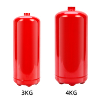 Cylindre d'extincteur à poudre sèche ABC vide de 0,5 kg à 12 kg