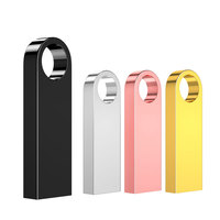 Harga Grosir Flashdisk 128GB 8GB Logo Gratis 64GB 32GB Promosi Mini Custom 3.0 Metal USB Flash Drive 16GB