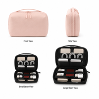 Bolsa de Accesorios Digitales con Logotipo Personalizado para Banco de Energía, Ratón, Organizador de Viaje Taslon, Resistente al Agua, Gran Capacidad, Estuche para Documentos