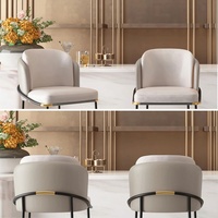 Tabouret de bar moderne en cuir PU, très vendu, pour cuisine, salle à manger, comptoir, avec dossier et repose-pieds, chaise haute pour restaurant
