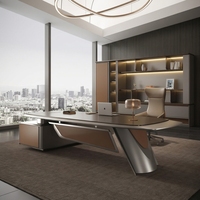 Meubles de bureau commerciaux Bureau de direction Bureau de direction moderne Bureau de direction en forme de L Bureau de direction modulaire Bureau de direction de luxe