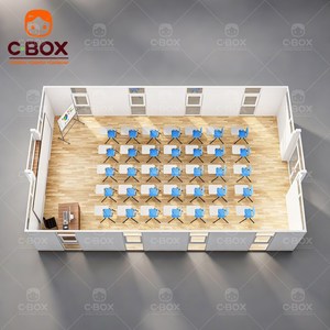 Cbox Quick Assembly 40ft Temporary Classrooms <b>for</b> School Training Centers Office Bedroom Hotels Expandable Container House - Product Image 4