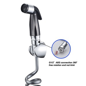 Douchette Bidet Portable pour Salle de Bain, Robinet de Bidet, Lave-Corps, Rinse-Fesses, <span class=keywords><strong>Pistolet</strong></span> de Pulvérisation ABS pour Toilettes - Product Image 1