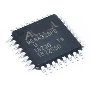 IC MCU 8BIT 32KB FLASH 32-TQFP Circuitos integrados microcontroladores IC Chip ATMEGA328, 1 unidad