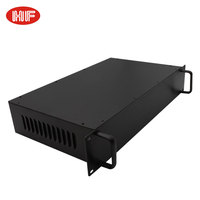 Boîtier d'équipement de serveur amplificateur en tôle de style personnalisé, nouveau modèle, 19 pouces, 1U 2U 3U 4U, châssis de montage en rack, boîtier électronique