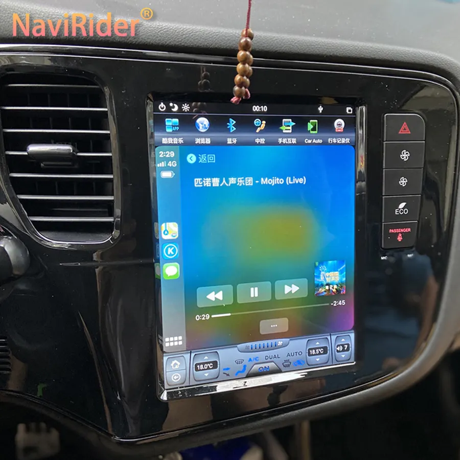 Android 13 pantalla táctil Carplay para MITSUBISHI Outlander 2017 2018 navegación GPS reproductor Multimedia coche Radio DVD unidad principal 2Din