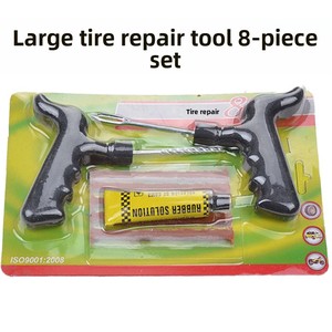 Kit de Herramientas para Reparación de Neumáticos de Coche, Juego de Tapones para Neumáticos sin Cámara, Tiras de Goma, Sonda de Inserción, Taladro para Reparación de Pinchazos de Emergencia en Motocicletas y Automóviles - Product Image 5