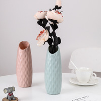 Vase en plastique oblique anti-chute Yicai Creative, style moderne simple et luxueux, gris, pour table de mariage