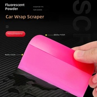 Outil de teintage de vitres de voiture MoxB, raclette souple en TPU pour application de film transparent, grattoir à eau en plastique souple haute performance