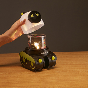 Proyector <span class=keywords><strong>de</strong></span> Luz Nocturna LED con Forma <span class=keywords><strong>de</strong></span> Robot, Rotación <span class=keywords><strong>de</strong></span> 360 Grados, Caja <span class=keywords><strong>de</strong></span> <span class=keywords><strong>Música</strong></span> <span class=keywords><strong>Romántica</strong></span>, Proyector <span class=keywords><strong>de</strong></span> Ambiente, Regalo <span class=keywords><strong>de</strong></span> Cumpleaños para Niños - Product Image 4