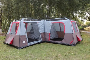 PoeticExist Automatic Family Large Camping <strong>Tent</strong> Double Layer <strong>3</strong> <strong>Bedrooms</strong> 1 Living Room Outdoor <strong>Tents</strong> - Product Image 3