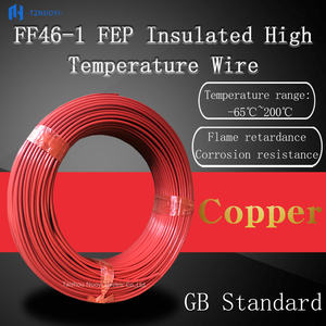 Fio de FEP PFA PTFE Revestido de Estanho/Prata F46 F200, Fio de Alta Resistência a Temperaturas 0.2-25 MM², Cabo Elétrico FF46-1 FF46-2 - Product Image 2