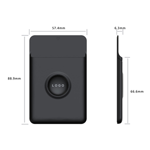 Chất Lượng Cao Ban Đầu Di Chuyển Trung Tâm 3M Chống Thả Dính Dính Dính Trên Điện Thoại Ví Biểu Tượng Tùy Chỉnh Silicone Chủ Thẻ Cho <span class=keywords><strong>Iphone</strong></span> - Product Image 3