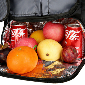 <span class=keywords><strong>Mochila</strong></span> Clásica Ecológica de Poliéster para <span class=keywords><strong>Picnic</strong></span>, Impermeable, con Cierre, Aislada Térmicamente, Anti-Robo, para Almuerzo de Oficina, de Grado Alimenticio - Product Image 3