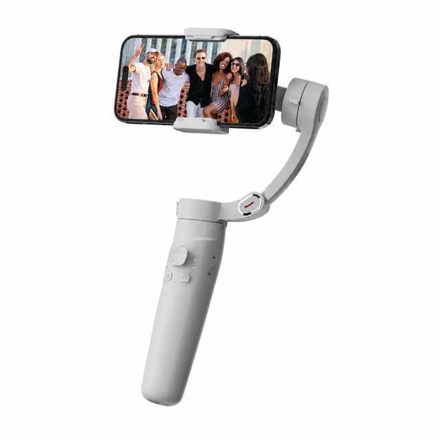 3 Axis Handheld Gimbal Stabilizer Portable Foldable Gimbal Stabilizer Handheld with AI Face Tracking Anti-shake