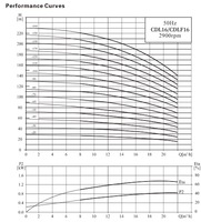 Pompe à eau multi-étages haute pression en acier inoxydable 36 CV, conception à haute portance, contrôle entièrement automatique, débit 16-40 m³/h, hauteur de refoulement 131-237 m
