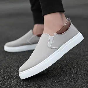 Sh10783a sepatu Sneakers pria kanvas 2024 Moq rendah 5 pasang sepatu Cina pria kasual