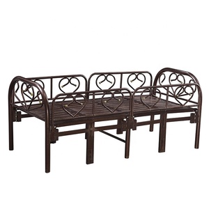 Estructura de Cama Individual Moderna de Metal, Acero o Hierro, Resistente, Plegable, para Hogar, Oficina o Habitaciones Infantiles, para Hotel, Apartamento o Casa de Campo - Product Image 3
