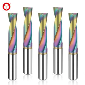 铝专用数控铣刀 雨虹涂层整体硬质合金钨平底钻 - Product Image 1
