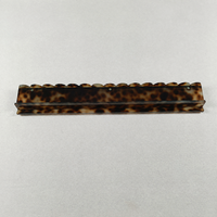 Règle de Mahjong Américain en Acrylique de Luxe Moderne, Règle Magnétique Portable et Étanche en Couleur Écaille de Tortue pour Tuiles de Mahjong, Durable