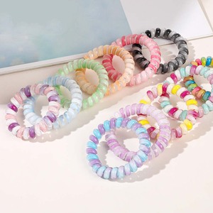 Gradiente per telefono filo anello per capelli serigrafia braccialetto di spessore per le donne elastici ad alta elasticità - Product Image 3