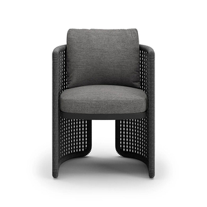 Ensemble de salle à manger en corde pour jardin, table et chaises, ensemble de chaises de salle à manger d'extérieur en corde - Product Image 2