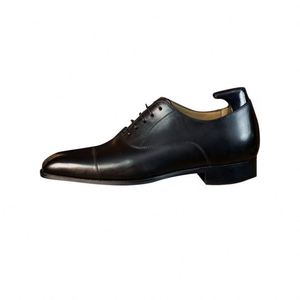 Chaussures Oxford Classiques de Luxe pour Hommes, en Cuir Léger et Respirant, à Bout Carré, à Lacets, de Haute Qualité, Disponibles en Noir et Café - Product Image 2
