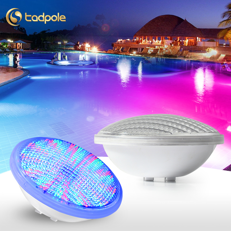Customized 12V RGB Color LED Swimming Pool Light Par56 Lamp Replacement with Remote Control ABS Material Colorful Light Bulb