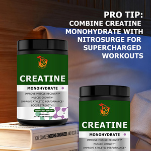 Factory Wholesale Natural Dietary Supplements <b>Creatine</b> Powder with <b>Creatine</b> <b>Monohydrate</b> Supports Muscle Growth - Product Image 2