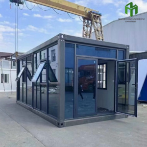 Fertighaus Modular Tiny Premade Diy <span class=keywords><strong>Beach</strong></span> Tragbare Kabine Bungalow Hergestellt Flatpack Kit Häuser Casas Pre fabrica das Container House - Product Image 1