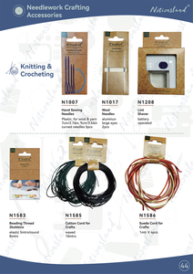 D&amp;D Knitting Needle Protectors Knitters Rotally Lock Pin Markers Stitch <strong>Holder</strong> Lint Shaver Paper Card Packaging Wholesale - Product Image 3