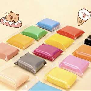 Stok Grosir Tanah Liat Ultra-Ringan 12 Warna Tanah Liat Berwarna Buatan Tangan untuk Taman Kanak-Kanak Plastisin Playdough Slime Kit DIY Unisex - Product Image 3