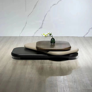 Mô Hình Mới Đồ Nội Thất Phòng Khách Sang Trọng Trung Tâm Bảng Ý Hiện Đại Ba Lớp Thiết Kế Bàn Cà Phê - Product Image 4