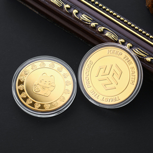 Logotipo personalizado oro brillante desafío gato monedas para <span class=keywords><strong>comprar</strong></span> - Product Image 4