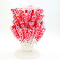 Chinois halal arc-en-ciel assorti saveur de fruits sucette spirale sucette torsion fabricant de bonbons durs gelée kilo prix de gros