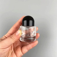 Flacon de parfum vide en verre transparent de 30 ml avec pulvérisateur, réutilisable, pour cosmétiques et parfums