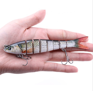 Drops Fishing Lure Multi Jointed Hard Bait 137mm 27g Lifelike joint bait Wobblers 8 Segments Swimbait Fishing Lure