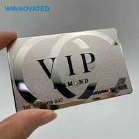 Tarjeta de membresía de metal personalizada de visita negra de latón de alta calidad Código de barras VIP