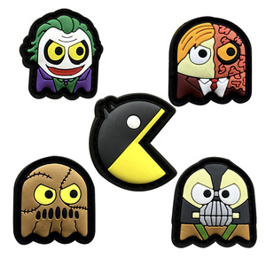 Chaussures magiques écologiques en PVC en trois dimensions apposées Eat Bean Patch Pixel Badge Glow-in-the-dark Moral Badge Personnalisable - Product Image 6