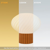 Contrôle tactile Usb Lampes Niveaux de luminosité Lampe de lecture Conception populaire Chargeur Led Contrôle tactile 3D Led Lampe de bureau