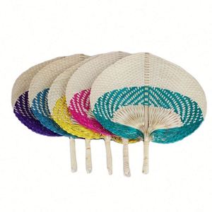 Abanico de Bambú Tallado a Mano Guan Sen, Tejido Natural de Hunan, Decoración para el Hogar, Año Nuevo Chino - Product Image 1