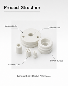 Perles d'isolation en céramique résistantes à la corrosion d'isolateur personnalisé résistant aux hautes températures pour éléments chauffants électriques tubulaires - Product Image 4