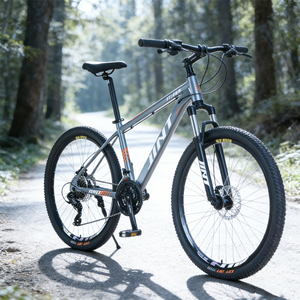 Bicicleta de Montaña de Aluminio de 26 Pulgadas con Velocidad Variable, Frenos de Disco Dobles, Horquilla con Resorte de Aceite, Capacidad de Carga de 150 kg, Sillín Confortable, BIC-011 Alumin - Product Image 2