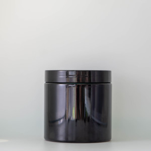 Envases de Plástico para Cosméticos y Cuidado de la Piel de Grado Alimenticio de 500 ml/16 oz, Frascos de Crema con Tapas Negras para Cuidado de la Piel y Cosméticos - Product Image 1