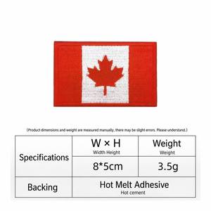 Patchs brodés à crochets et boucles OEM/ODM de <span class=keywords><strong>petite</strong></span> taille 5*3 8*5, drapeaux nationaux mixtes, certifiés CE, badges Velcro multi-pays pour sacs et chapeaux - Product Image 3