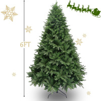 Arbol De Navidad Noel 180 CM Artificiel PE PVC Décorations Mixtes Arbre de Noël pour Intérieur et Extérieur