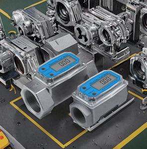 DN15 DN25, generador de impulsos de turbina de aluminio de alta precisión, medidor de flujo de combustible, diésel <span class=keywords><strong>Digital</strong></span> para aceite y agua, OEM personalizable - Product Image 4