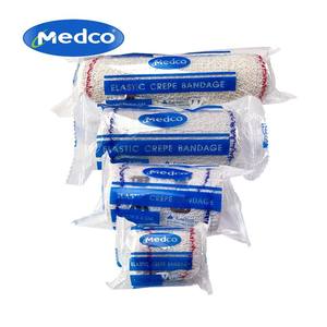 Bandage élastique en crêpe Medco 5cm 7.5cm 10cm 15cm x 4.5m, qualité médicale, en spandex, lot - Product Image 1