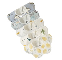 Vente chaude Bébé Étanche Salive Serviette 360 Degrés Bavoir Coton Bébé Bandana Bavoirs